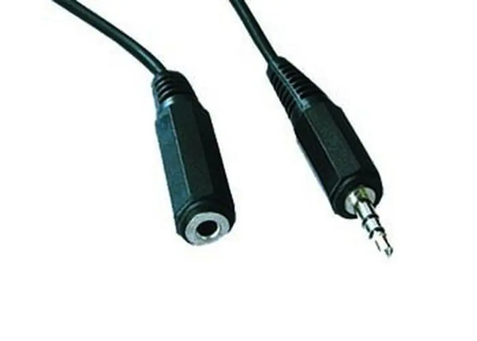 ⁨GEMBIRD CCA-423-2M 2m /s1x MiniJack 3.5 mm (wtyk) 1x MiniJack 3.5 mm (gniazdo)⁩ w sklepie Wasserman.eu