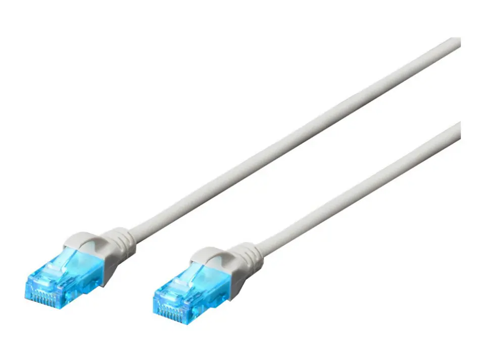 ⁨DIGITUS DK-1512-005/WH 0.5 Patch cord⁩ at Wasserman.eu