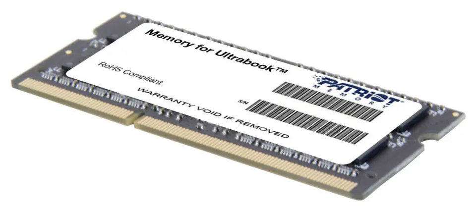 Patriot Memory 8GB DDR3 PC3-12800 (1600MHz) SODIMM memory module at Wasserman.eu