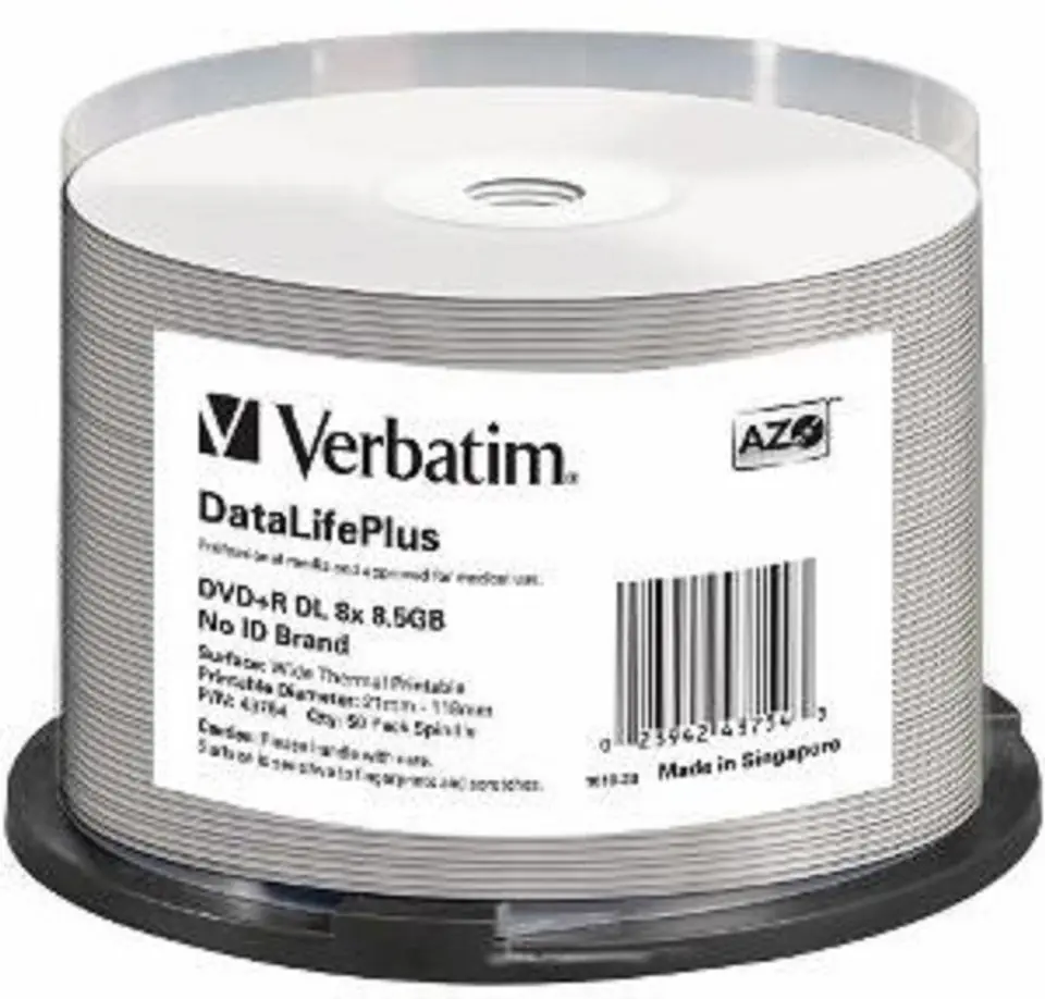 ⁨VERBATIM 8.5 GB 8x Spindel 50  szt.⁩ w sklepie Wasserman.eu