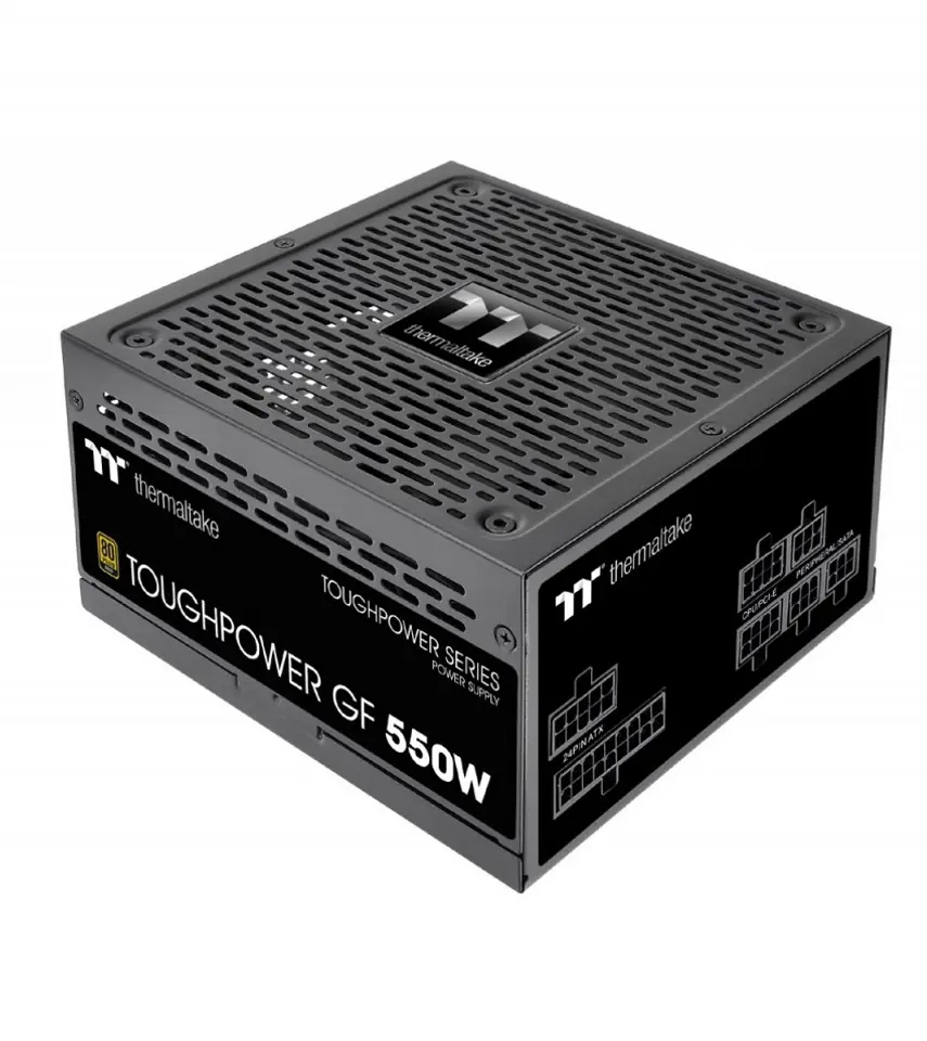 ⁨Thermaltake Toughpower SFX 550W Gold power supply unit 20+4 pin ATX Black⁩ at Wasserman.eu