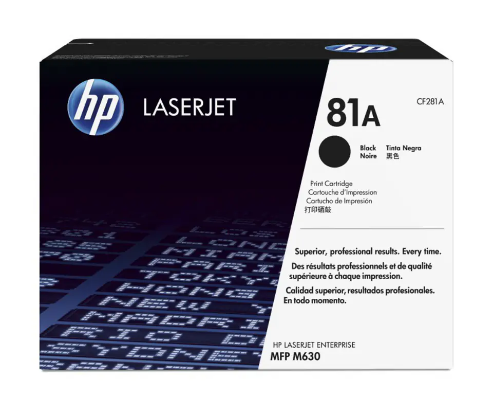 Laser Toner cartridge HP 81A Black CF281A at Wasserman.eu
