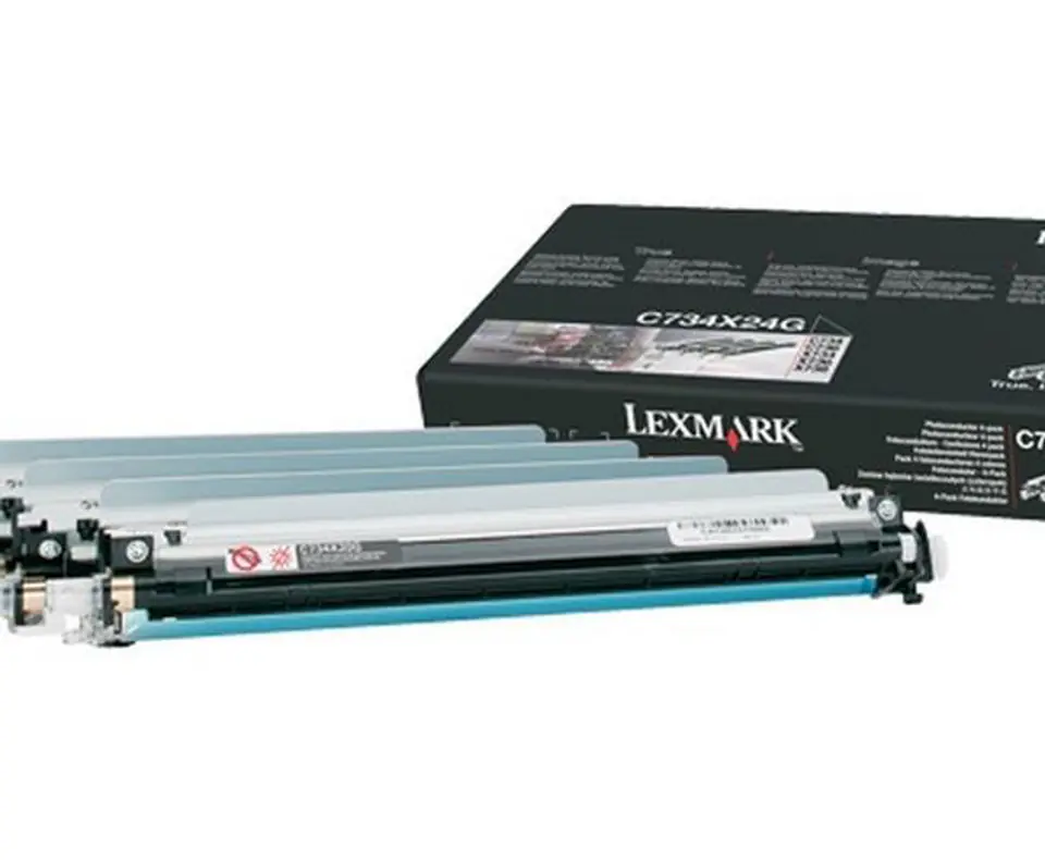 ⁨Bęben światłoczuły LEXMARK C734X24G 4 sztuki C734X24G⁩ w sklepie Wasserman.eu