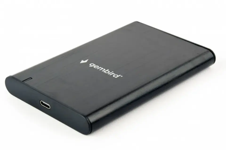 ⁨Gembird EE2-U3S-6 storage drive enclosure HDD/SSD enclosure Black 2.5"⁩ at Wasserman.eu