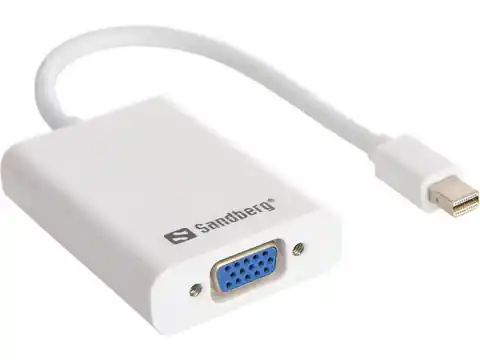 ⁨SANDBERG 509-05 Mini DisplayPort (plug) - VGA (socket) + 3.5 audio⁩ at Wasserman.eu