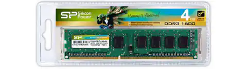 ⁨Silicon Power DDR3 RAM 4GB (1x4GB) 1600MHz CL11 1.5V⁩ at Wasserman.eu