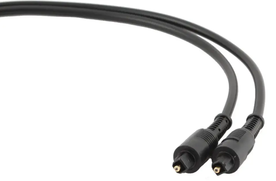 ⁨Gembird Toslink, 1m audio cable Black⁩ at Wasserman.eu