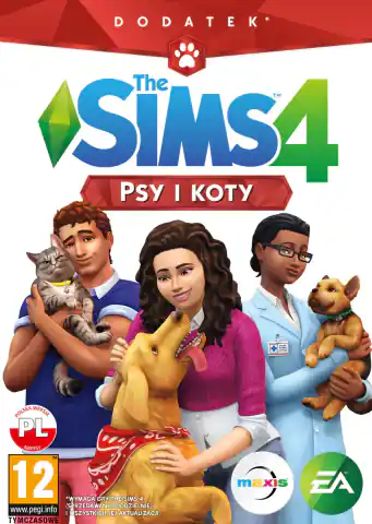 ⁨Gra The Sims 4: Psy i Koty PL (PC)⁩ w sklepie Wasserman.eu