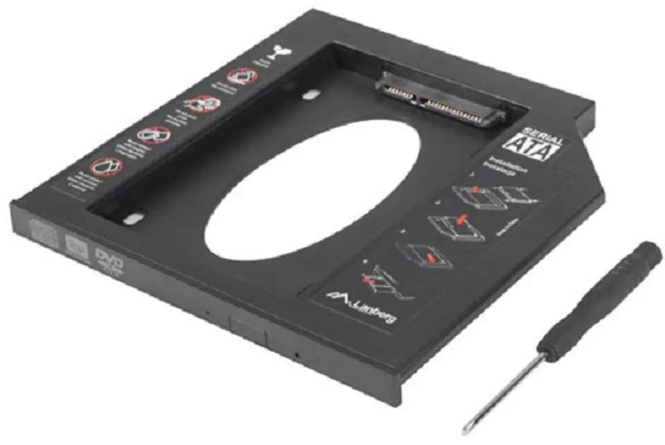 LANBERG ADAPTER HDD FRAME 5.25" -> 2.5" SLIM 9.5MM at Wasserman.eu