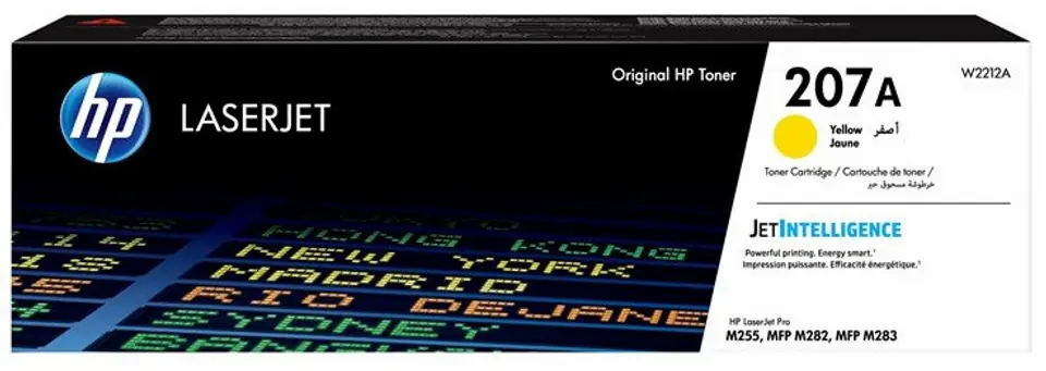 ⁨HP 207A Yellow Original LaserJet Toner Cartridge⁩ at Wasserman.eu