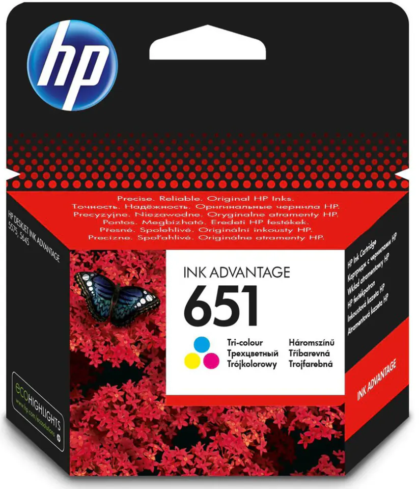 ⁨HP 651 Original Cyan,Magenta,Yellow⁩ at Wasserman.eu