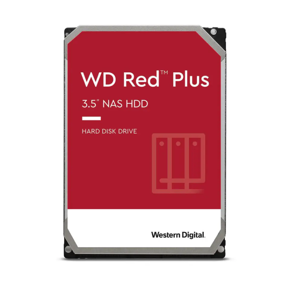 Western Digital WD Red Plus 3.5" 12000 GB Serial ATA III at Wasserman.eu