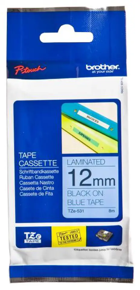 Taśma BROTHER Laminowana Czarny TZe-531 w sklepie Wasserman.eu