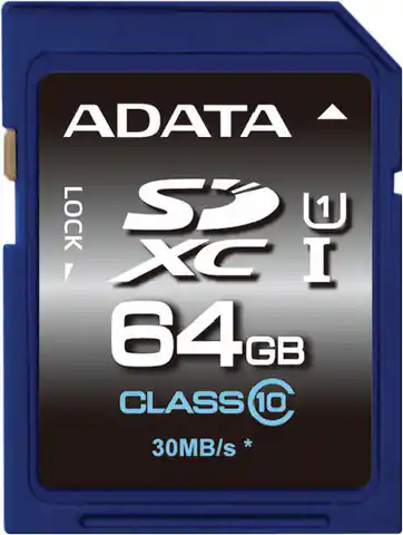 ⁨A-DATA SDXC 64 GB memory card⁩ at Wasserman.eu