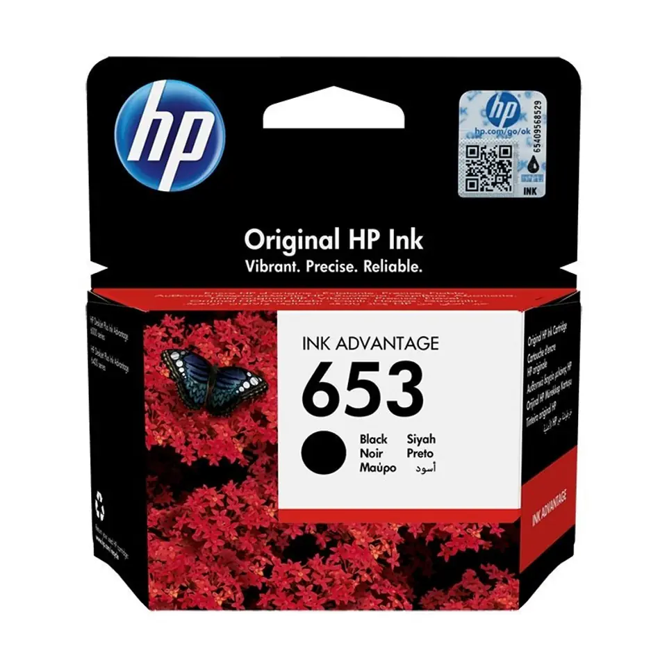 ⁨HP 653 1 pc(s) Original Standard Yield Black⁩ at Wasserman.eu