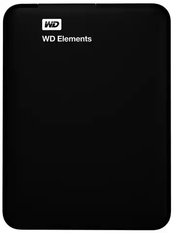 ⁨Western Digital WD Elements Portable external hard drive 2000 GB Black⁩ at Wasserman.eu