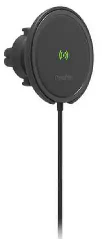 ⁨Mophie Snap+ Wireless Vent Mount - magnetic car air vent holder with wireless charging, supporting MagSafe charging - Android 15W, iOS 7.5W (black)⁩ at Wasserman.eu