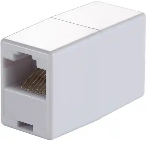 ⁨Adapter mains connector 2xRJ45, 1:1⁩ at Wasserman.eu