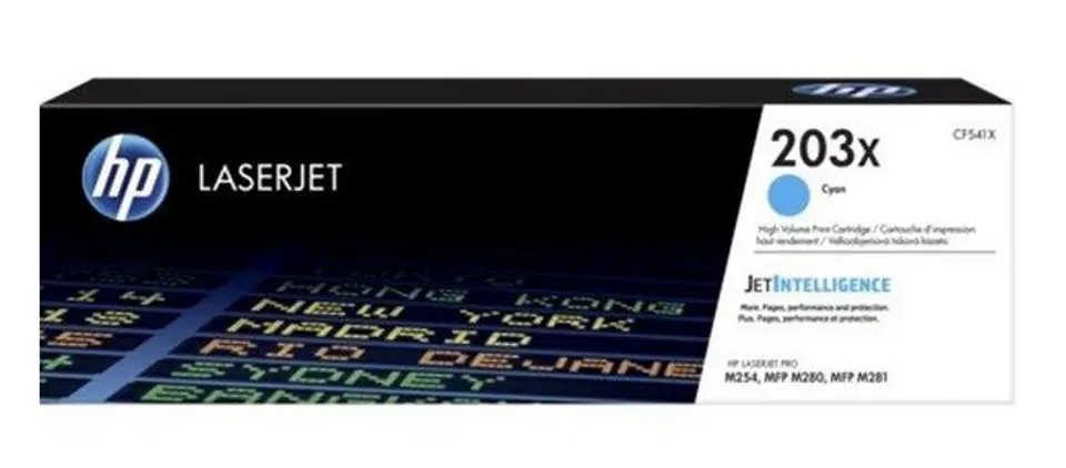⁨HP 203X High Yield Cyan Original LaserJet Toner Cartridge⁩ at Wasserman.eu