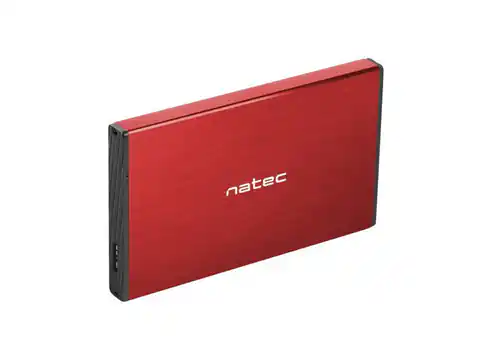 ⁨NATEC HDD ENCLOSURE RHINO GO (USB 3.0, 2.5", RED)⁩ at Wasserman.eu