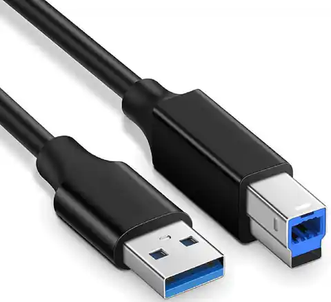 ⁨Kabel do drukarki USB 3.0 A na B 1,8m⁩ w sklepie Wasserman.eu