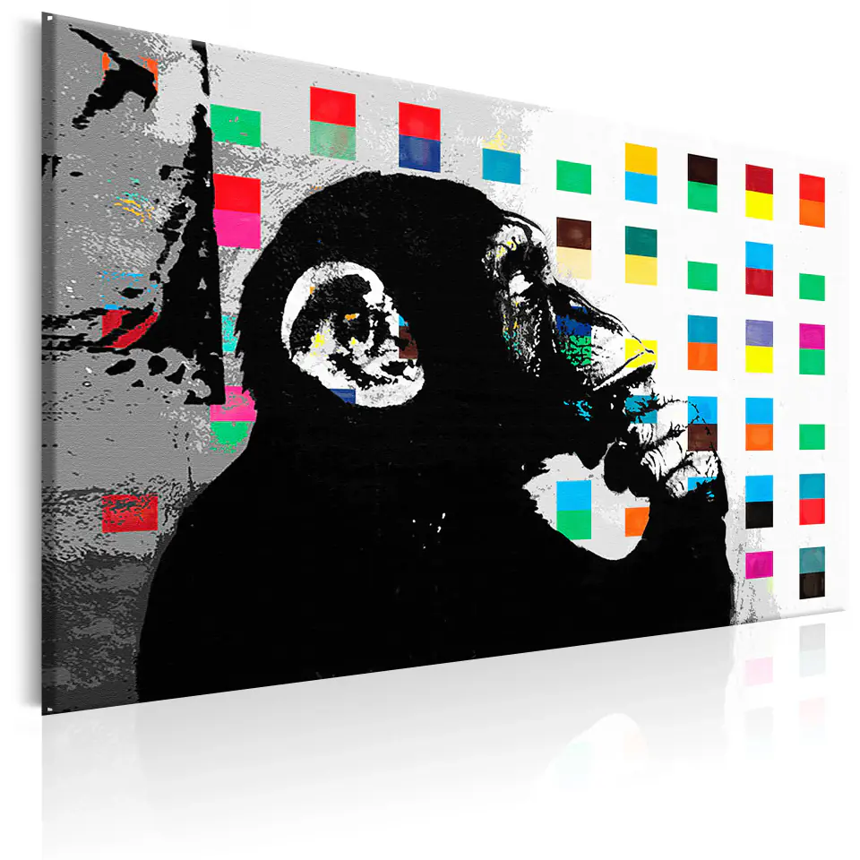 ⁨Image - Banksy The Thinker Monkey (size 60x40)⁩ at Wasserman.eu