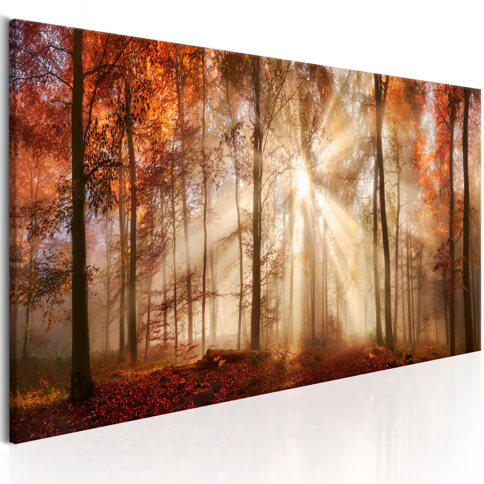 ⁨Painting - Autumn Dawn (size 150x50)⁩ at Wasserman.eu