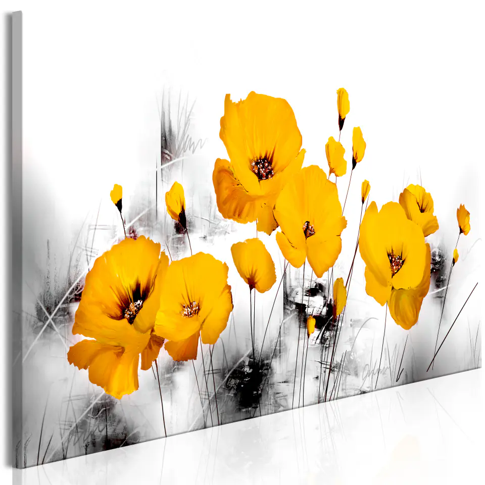 ⁨Obraz - Słoneczna łąka (1-częściowy) wąski (rozmiar 150x50, wykończenie Premium Print)⁩ w sklepie Wasserman.eu