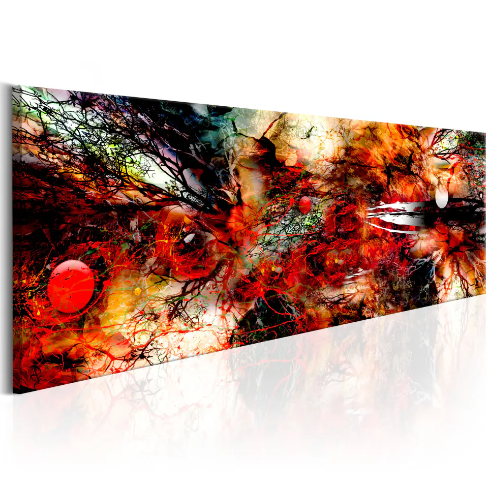⁨Obraz - Artystyczny nieład (rozmiar 150x50, wykończenie Standard)⁩ w sklepie Wasserman.eu