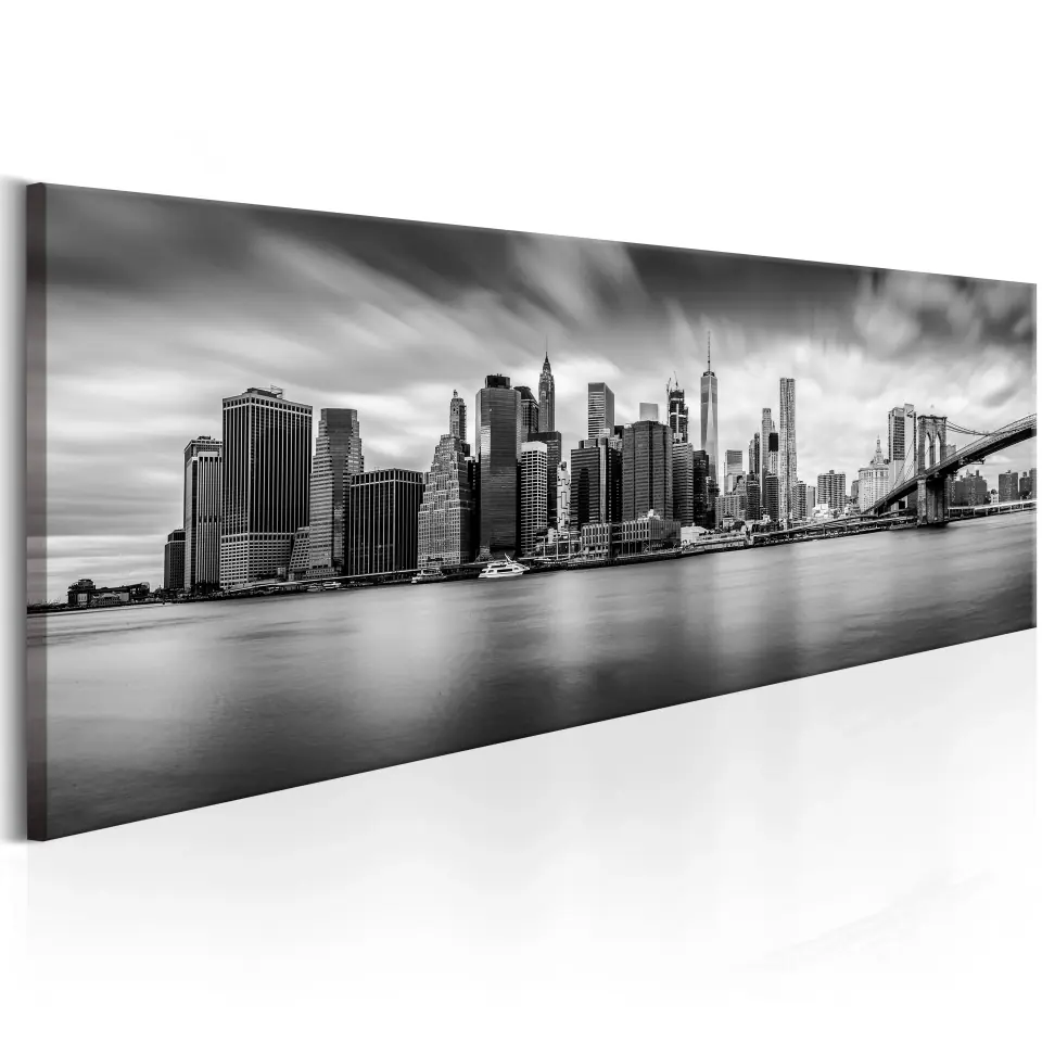 ⁨Painting - New York: Stylish city (size 150x50)⁩ at Wasserman.eu