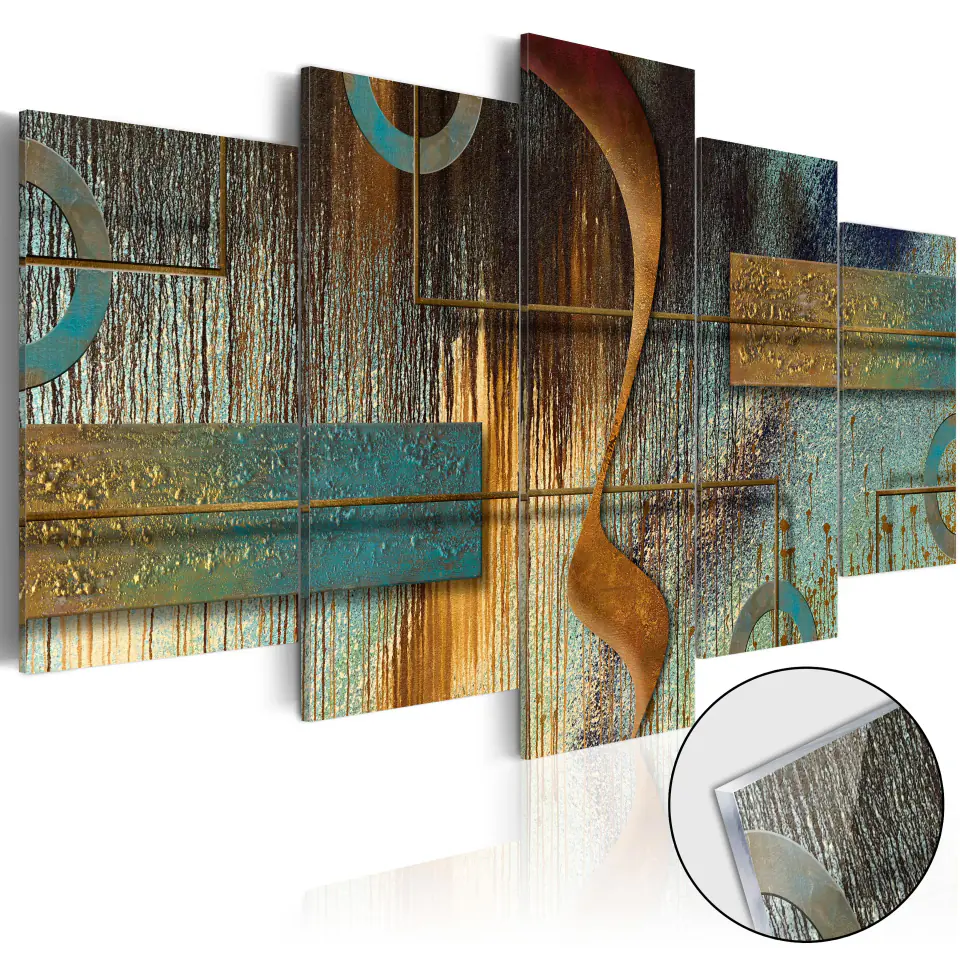 ⁨Picture on acrylic glass - Exotic note [Glass] (size 100x50)⁩ at Wasserman.eu