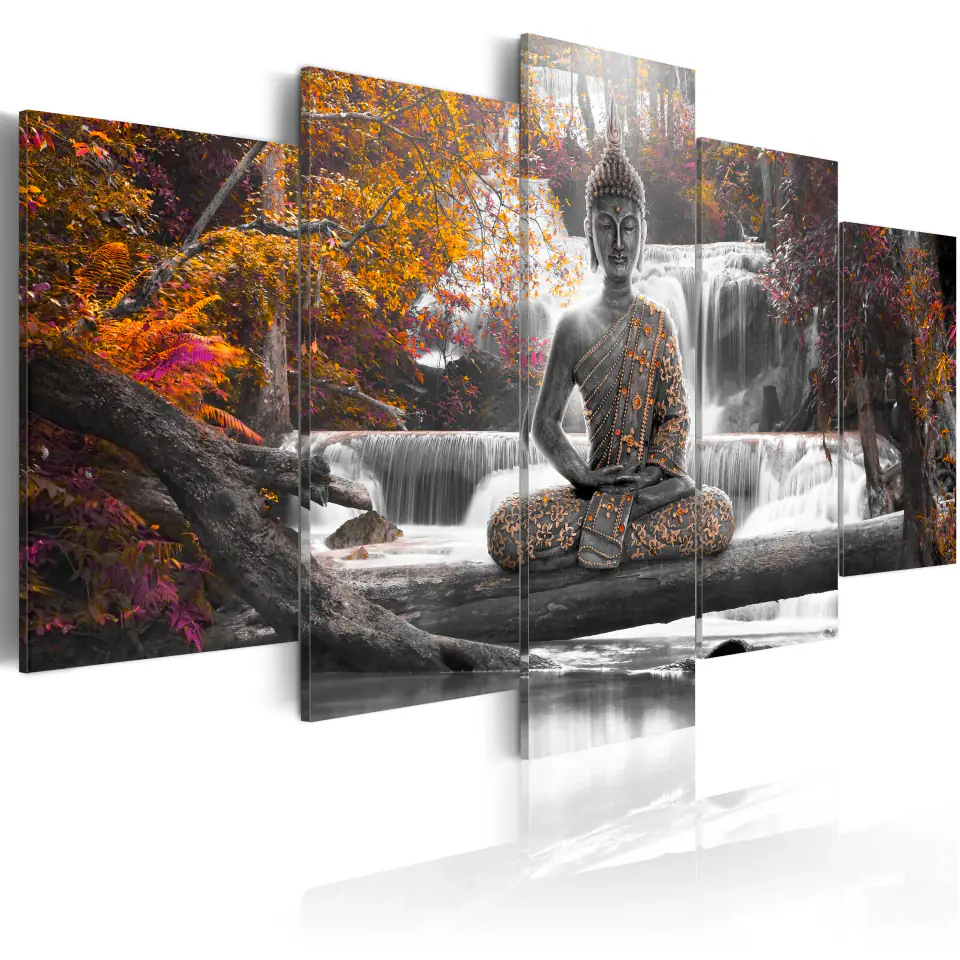 ⁨Picture - Autumn Buddha (size 100x50)⁩ at Wasserman.eu