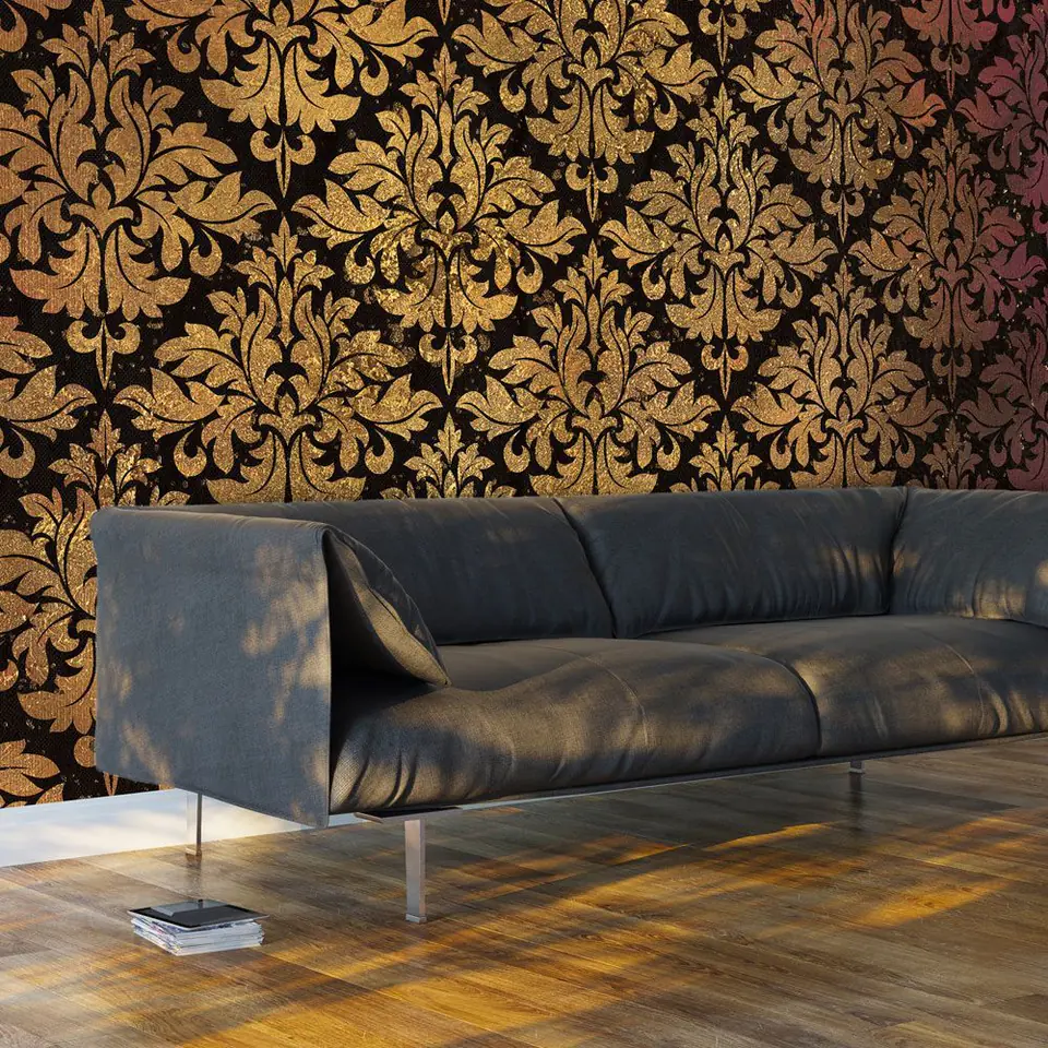 ⁨Wall mural XXL - Golden Baroque (size 500x280)⁩ at Wasserman.eu