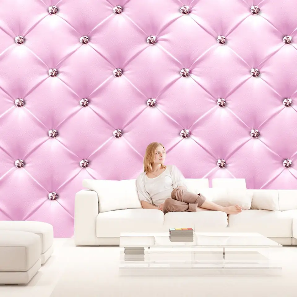 ⁨Self-adhesive wall mural - Pink elegance (size 490x280)⁩ at Wasserman.eu