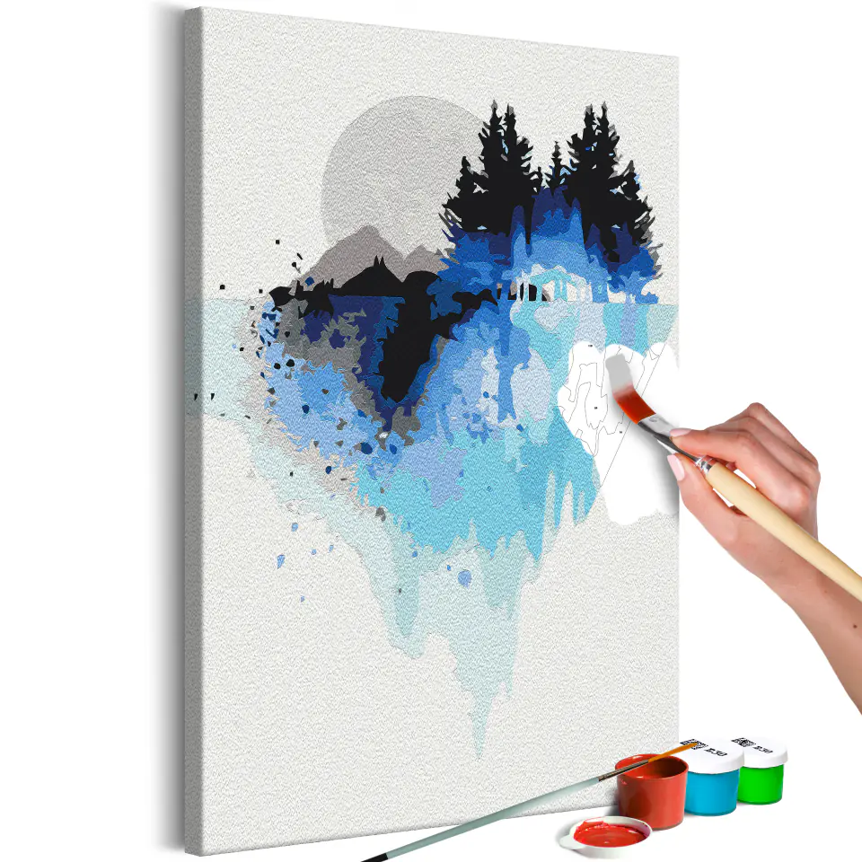 Self-painting - Watercolor landscape (size 40x60) at Wasserman.eu