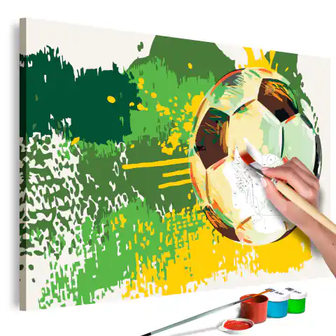 ⁨Self-painting - Football emotions (size 60x40)⁩ at Wasserman.eu