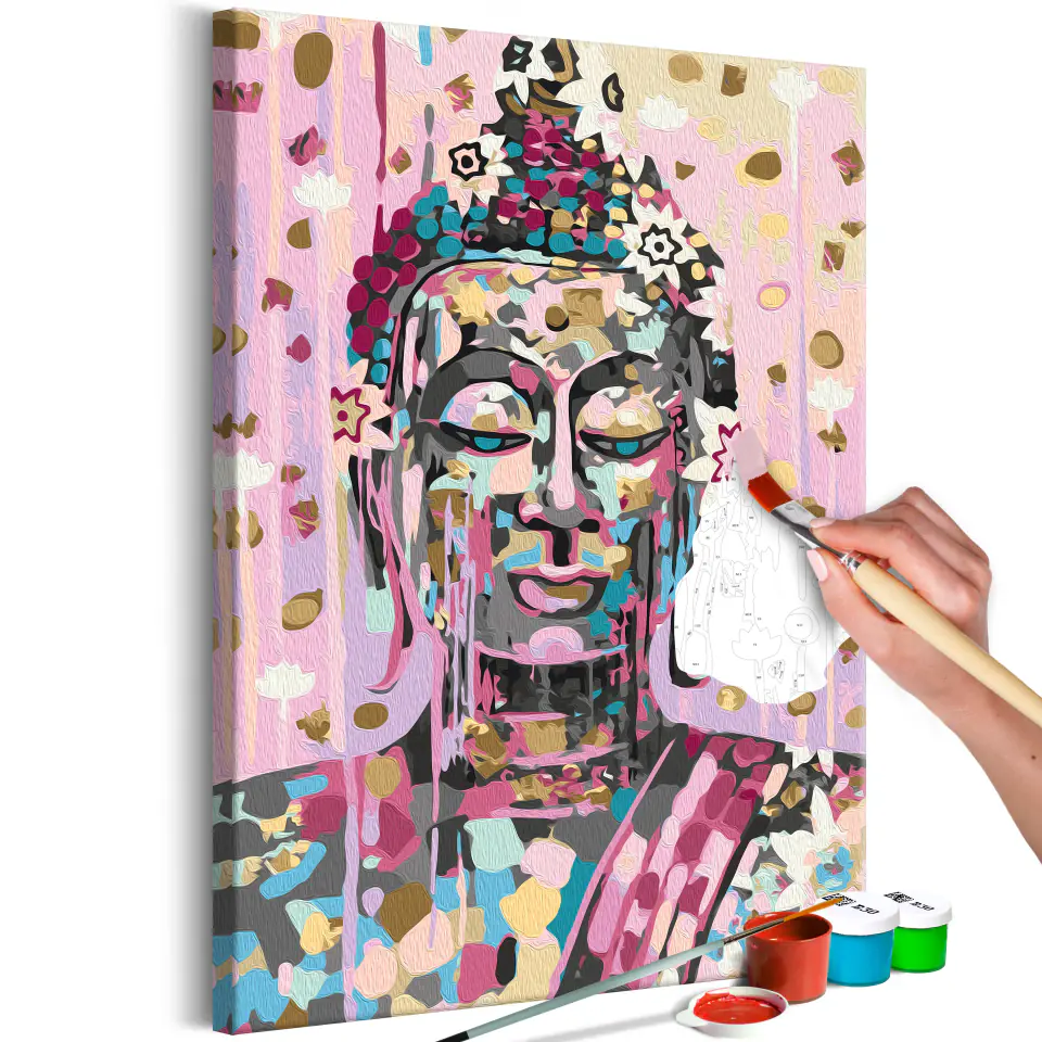 ⁨Self-painting - Pensive Buddha (size 40x60)⁩ at Wasserman.eu