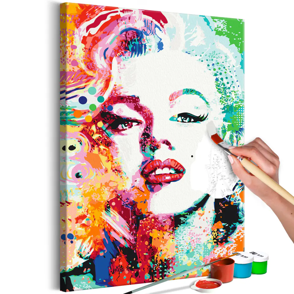 ⁨Self-painting - Lovely Marylin (size 40x60)⁩ at Wasserman.eu