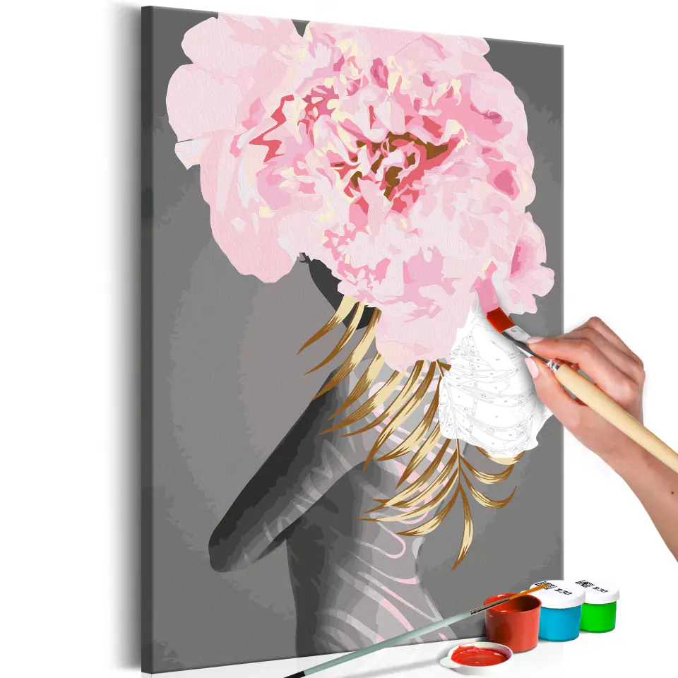 ⁨Self-painting - Delicate figure (size 40x60)⁩ at Wasserman.eu