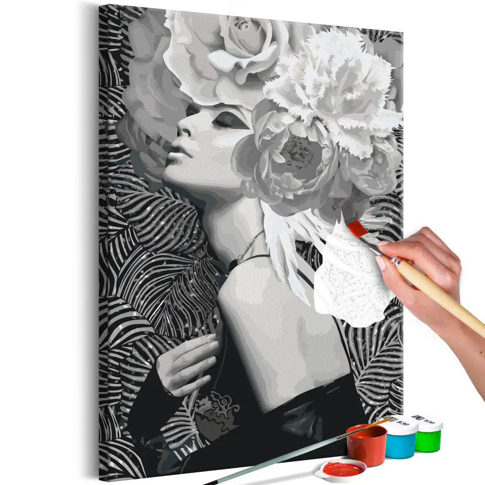 ⁨Self-painting - Silver princess (size 40x60)⁩ at Wasserman.eu