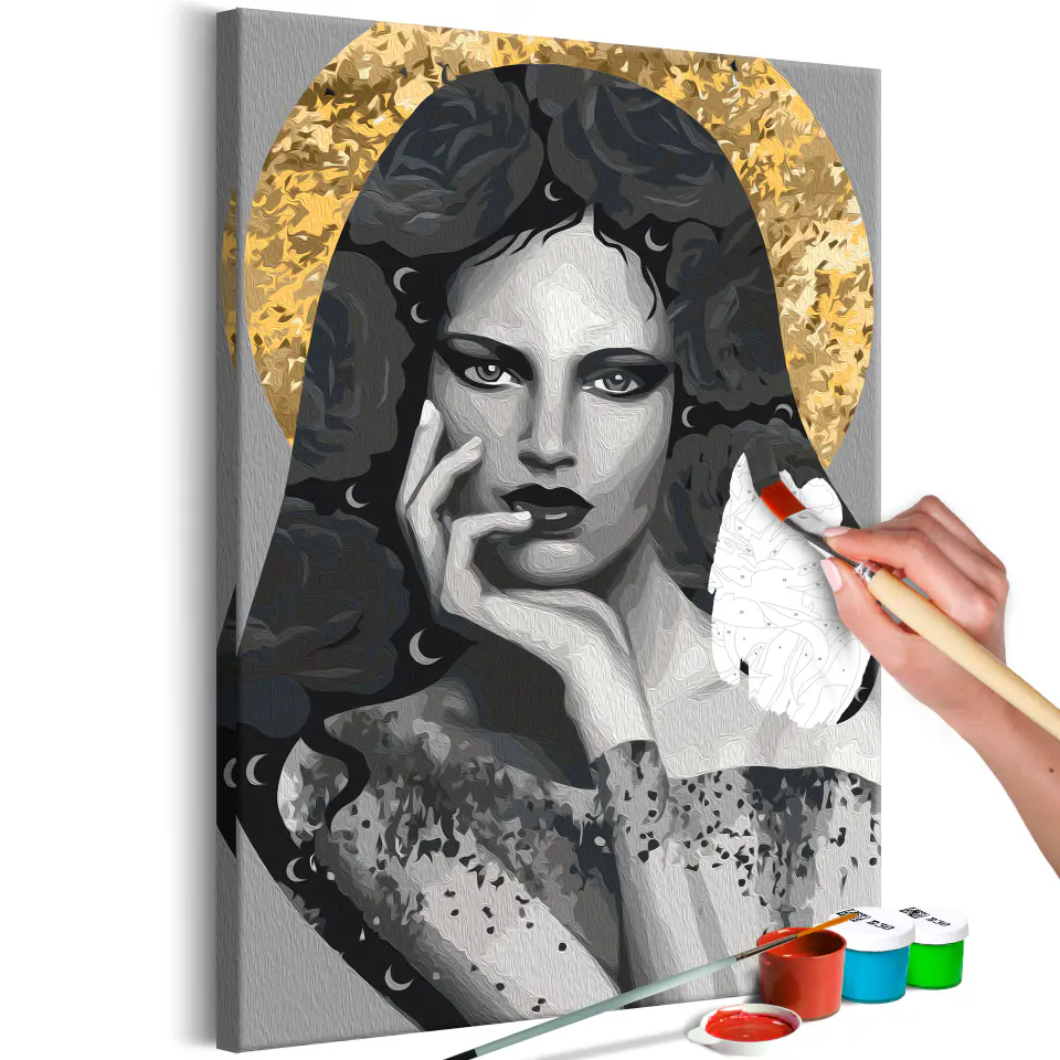 ⁨Self-painting - The Mistress of the Moon (size 40x60)⁩ at Wasserman.eu