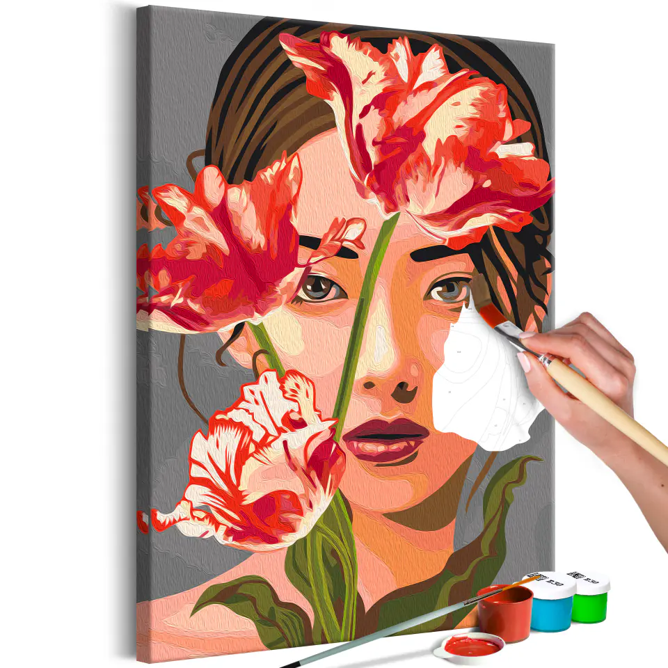 ⁨Self-painting - Asian beauty (size 40x60)⁩ at Wasserman.eu