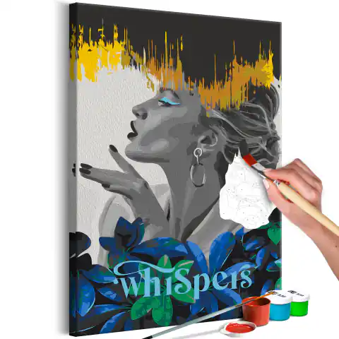⁨Self-painting - Whispers (size 40x60)⁩ at Wasserman.eu