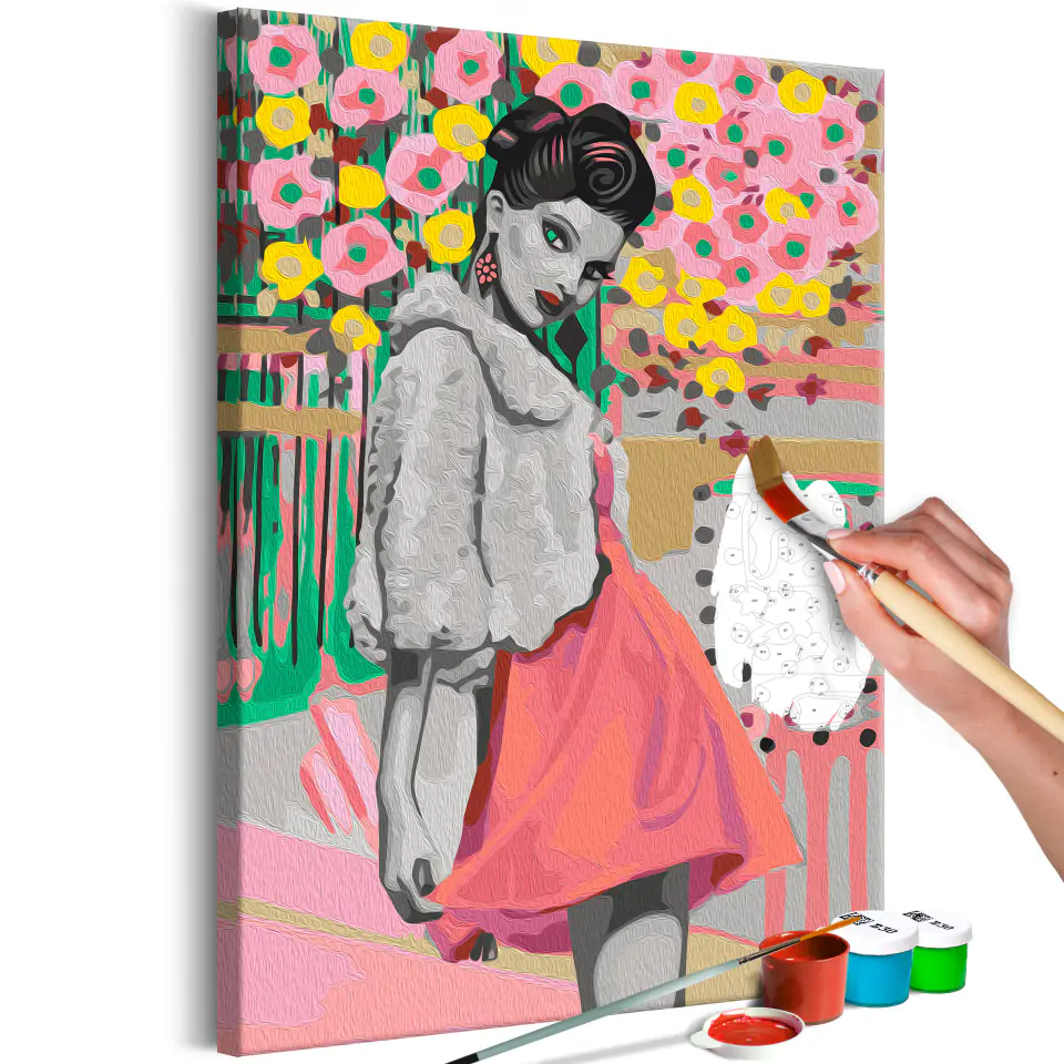 ⁨Self-painting - Breakfast about Tiffany (size 40x60)⁩ at Wasserman.eu