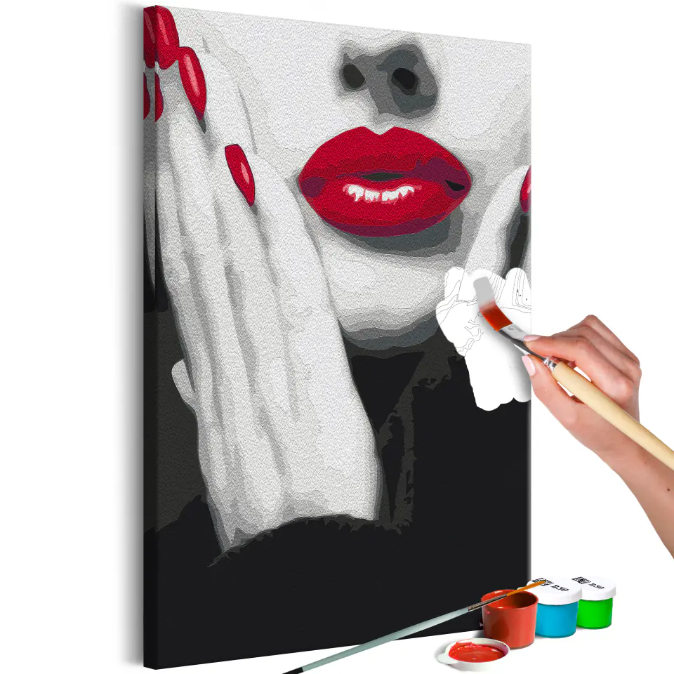 ⁨Self-painting - Classy woman (size 40x60)⁩ at Wasserman.eu