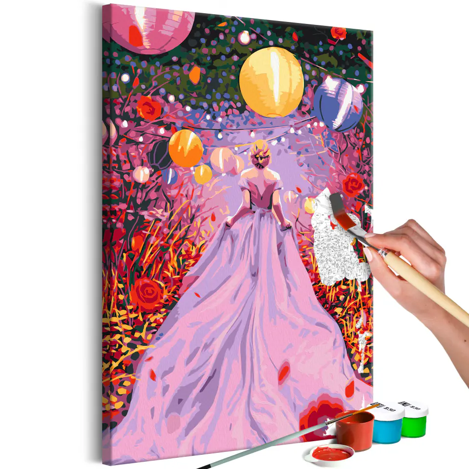 ⁨Self-painting - Fairytale lady (size 40x60)⁩ at Wasserman.eu