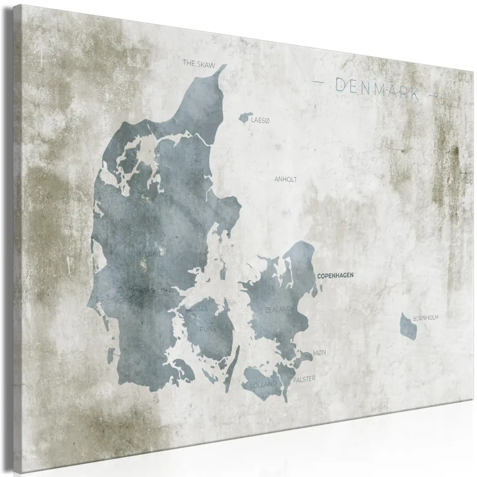 ⁨Picture - Scandinavian Blue (1-piece) Wide (size 60x40)⁩ at Wasserman.eu