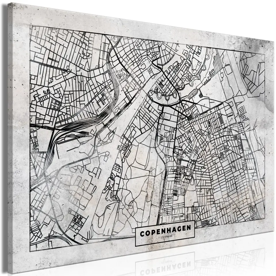 ⁨Picture - Plan of Copenhagen (1-piece) wide (size 60x40)⁩ at Wasserman.eu