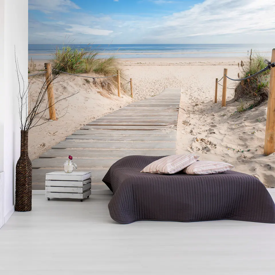 ⁨Self-adhesive wall mural - On the beach (size 98x70)⁩ at Wasserman.eu