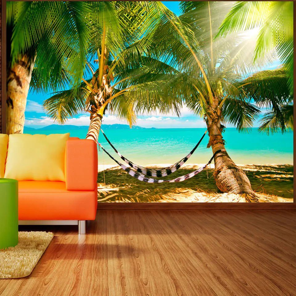 ⁨Wall mural - Sunny duo (size 250x175)⁩ at Wasserman.eu